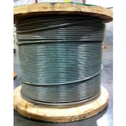 SOUTHERN WIRE 250' 3/16in Dia. Vinyl Coated 1/4in Dia. 7x19 Type 304 Stainless Steel Cable 002000-00040